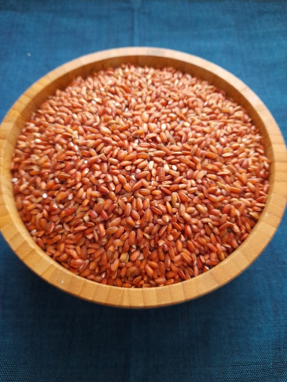 Kaatuyaanam Organic Unpolished Red Rice – heritage red rice variety rich in fiber and antioxidants, ideal for healthy traditional meals, priced at ₹175 per kg