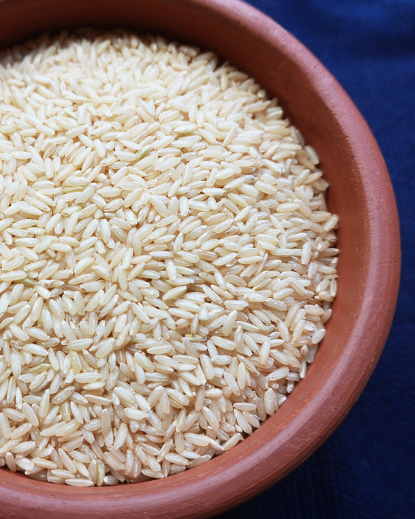 Kichili Champa Organic Unpolished Brown Rice – high-protein, low glycemic index traditional rice, ideal for healthy daily meals, priced at ₹175 per kg