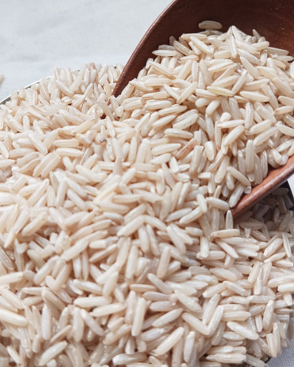 Mallifulo Organic Unpolished Rice – everyday table rice with a subtle aroma and rich nutritional profile, perfect for balanced daily meals