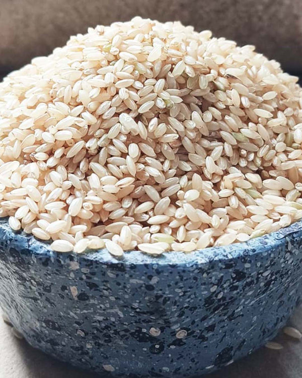 Randhoni Pagal Organic Unpolished Brown Rice – aromatic, nutrient-rich traditional rice variety, priced at ₹210 per kg
