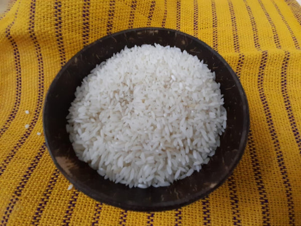 Shah Pasand Organic Polished Long Grain Rice – premium everyday table rice with long, slender grains and subtle aroma, priced at ₹175 per kg