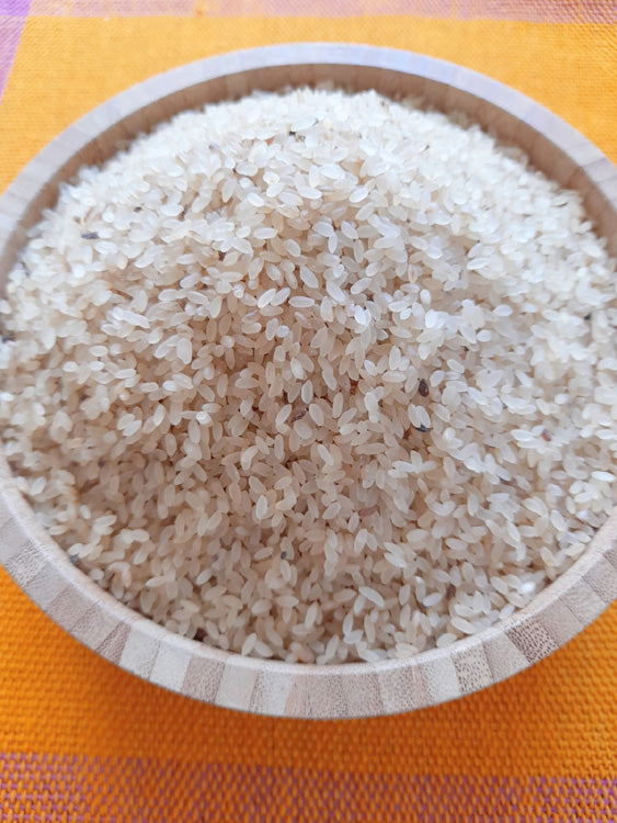 Teel Kasturi Organic Polished Rice – subtly aromatic everyday table rice with a smooth texture, ideal for daily meals, priced at ₹140 per kg
