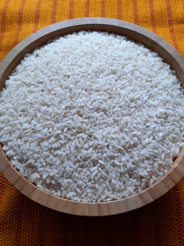 Thooyamalli Organic Polished Rice – soft, aromatic everyday table rice with a smooth finish, priced at ₹175 per kg